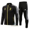 Juventus Trainingsjack Pak 2022-23 Zwart Gele - Kids